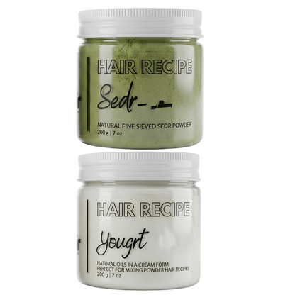 Sedr 200g + Hair Yogurt | سدر المدينة و زبادي الشعر العلاجي
