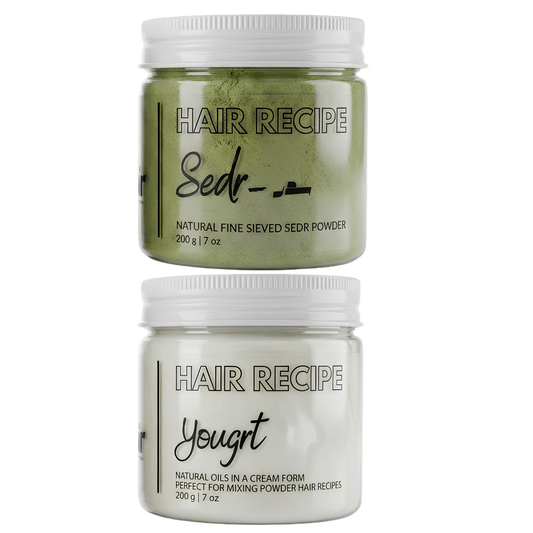 Sedr 200g + Hair Yogurt | سدر المدينة و زبادي الشعر العلاجي