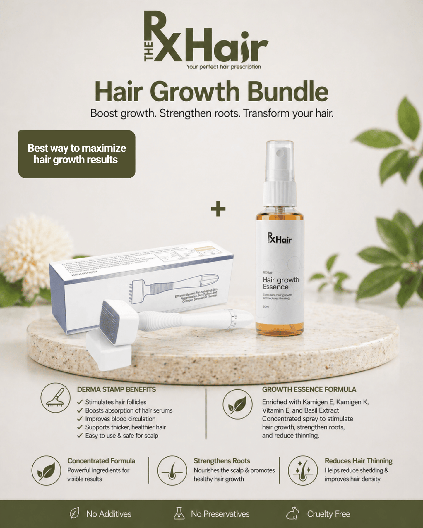 Derma Stamp + Free Growth Essence