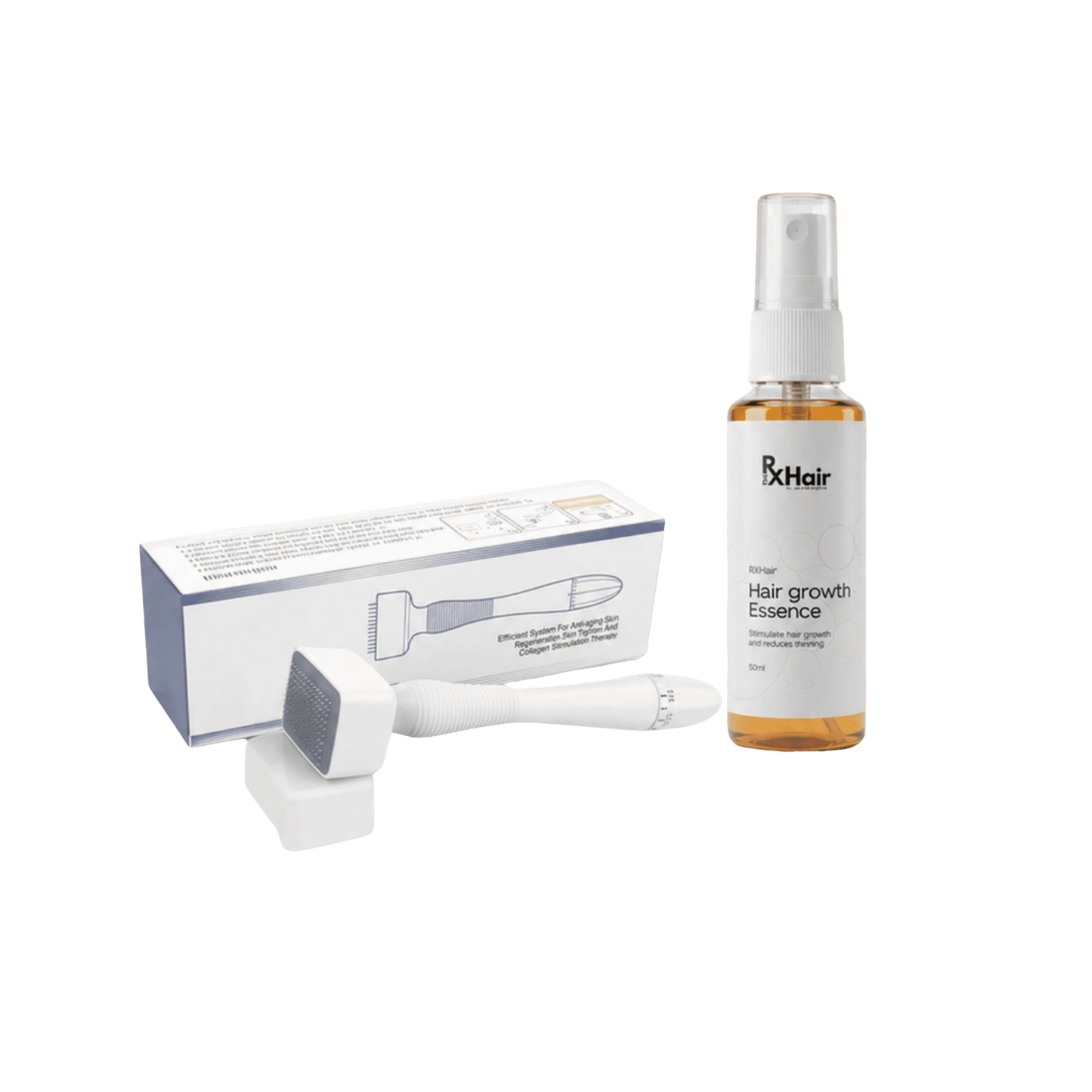 Derma Stamp + Free Growth Essence | اسينس التساقط مع ديرما ستامب