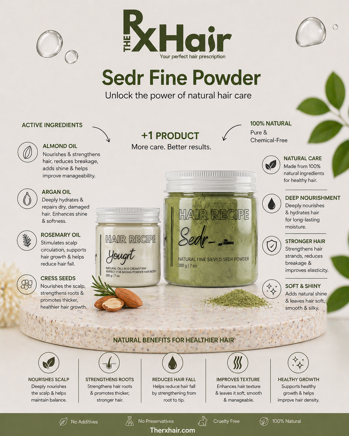 Sedr 200g + Hair Yogurt